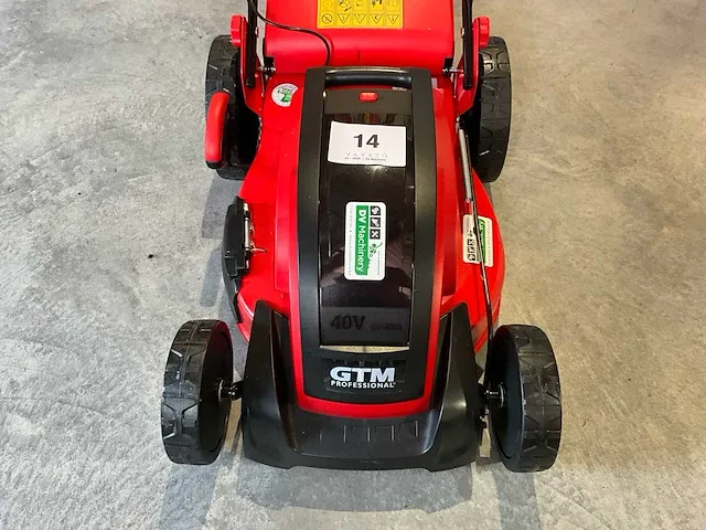 Gtm professional gtm460 p sc accu grasmaaier - afbeelding 3 van  5