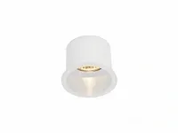 Gu10 inbouw design armatuur cilinder zand wit