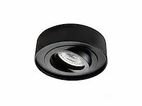 Gu10 inbouw design armatuur cilinder zand zwart kantelbaar - afbeelding 1 van  4