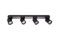 Gu10 opbouwspot armatuur 4 kop draaibaar (4x) - afbeelding 5 van  7