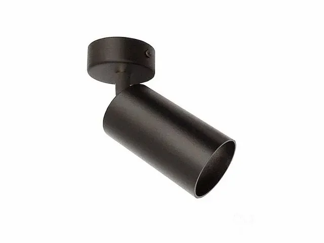 Gu10 opbouwspot armatuur cilinder zand zwart draaibaar - afbeelding 5 van  6