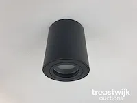 Gu10 opbouwspot armatuur cilinder zand zwart waterdicht - afbeelding 2 van  7