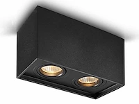 Gu10 opbouwspot armatuur dual fittingen kantelbaar (6x) - afbeelding 1 van  7
