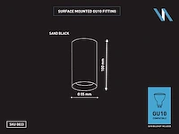 Gu10 opbouwspot armatuur dun (50x) - afbeelding 6 van  6