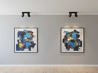 Gu10 opbouwspot armatuur duo draaibaar (16x) - afbeelding 3 van  6