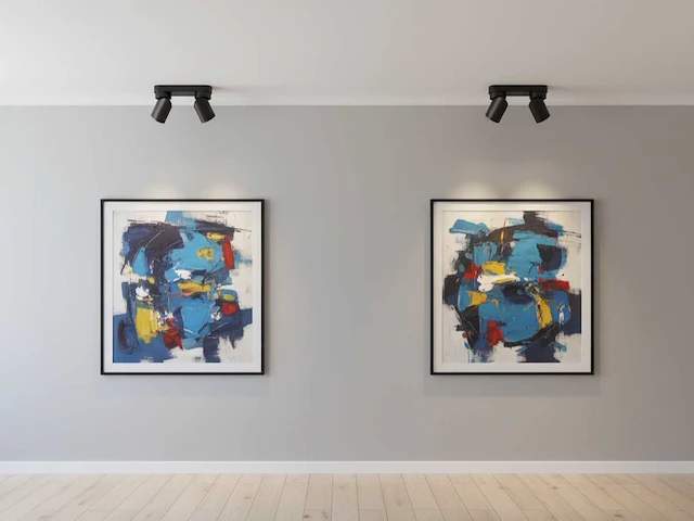 Gu10 opbouwspot armatuur duo draaibaar (8x) - afbeelding 3 van  6