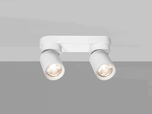 Gu10 opbouwspot armatuur duo draaibaar (8x) - afbeelding 4 van  6