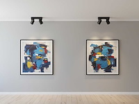 Gu10 opbouwspot armatuur duo draaibaar (8x) - afbeelding 3 van  6