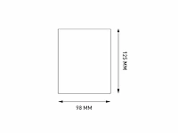 Gu10 opbouwspot armatuur kantelbaar 12,5cm (10x) - afbeelding 6 van  6