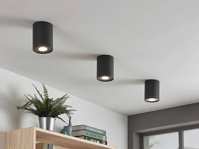 Gu10 opbouwspot armatuur kantelbaar 12,5cm (6x) - afbeelding 3 van  7