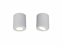 Gu10 opbouwspot armatuur kantelbaar 8,4cm (8x) - afbeelding 3 van  7