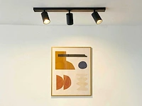 Gu10 opbouwspot armatuur triple draaibaar (8x) - afbeelding 2 van  3