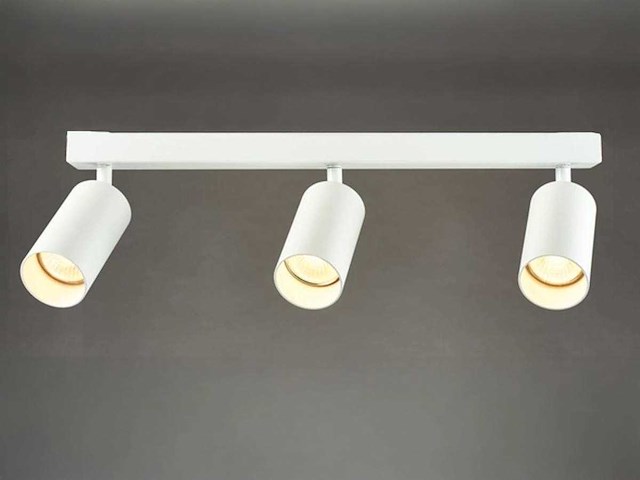 Gu10 opbouwspot armatuur triple draaibaar (8x) - afbeelding 3 van  5