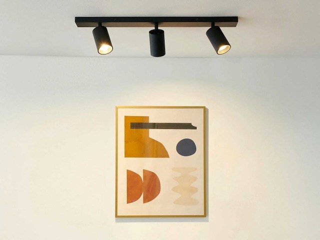 Gu10 opbouwspot armatuur triple draaibaar (8x) - afbeelding 1 van  3