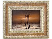 Guido christiaans - landschap - olie op paneel - afbeelding 2 van  6