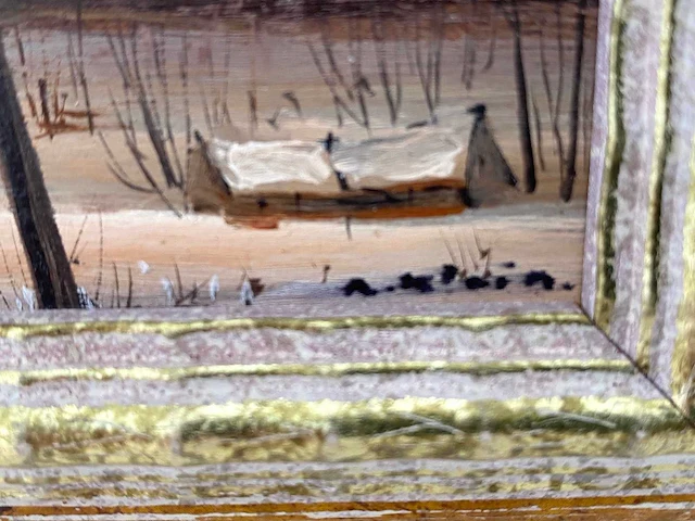 Guido christiaans - landschap - olie op paneel - afbeelding 3 van  6