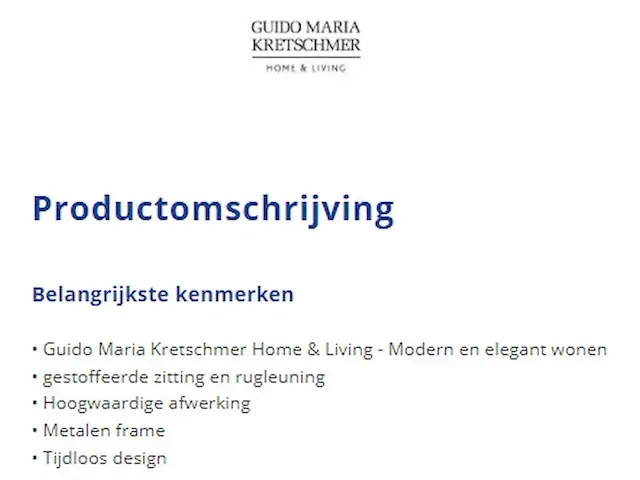 Guido maria kretschmer home & living eetkamerstoel spherely - afbeelding 5 van  7