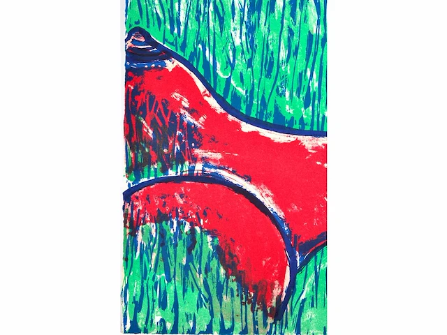 Guillaume corneille - avant que la lune... - lithografie - afbeelding 4 van  5