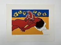 Guillaume corneille - gesigneerd & genummerd - afbeelding 1 van  3