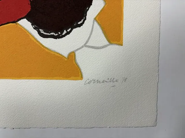 Guillaume corneille - gesigneerd & genummerd - afbeelding 2 van  3