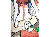 Guillaume corneille - la nuit étoilée - kleurenlithografie - afbeelding 5 van  6