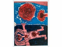 Guillaume corneille - l’aigrette - litho - afbeelding 1 van  5