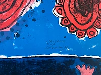 Guillaume corneille - l’aigrette - litho - afbeelding 3 van  5