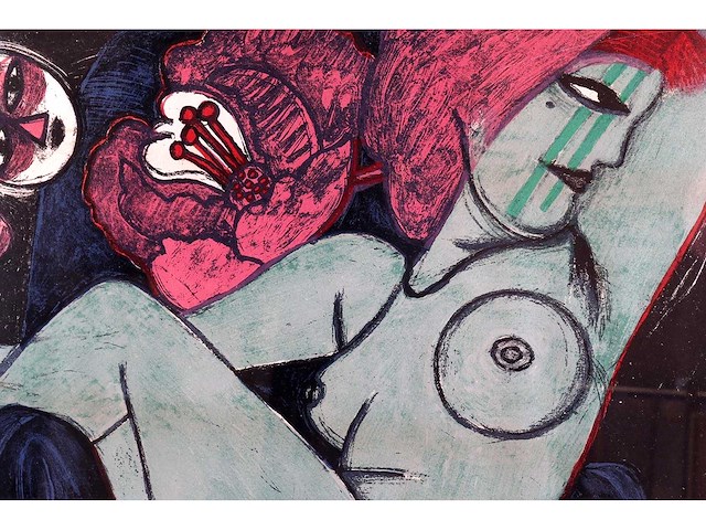 Guillaume corneille - l’oiseau-ange - litho - afbeelding 7 van  8