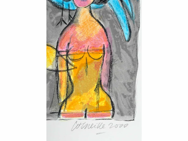 Guillaume corneille - zeefdruk - afbeelding 3 van  5