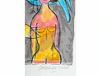 Guillaume corneille - zeefdruk - afbeelding 3 van  5