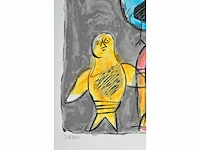 Guillaume corneille - zeefdruk - afbeelding 4 van  5