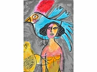 Guillaume corneille - zeefdruk - afbeelding 5 van  5