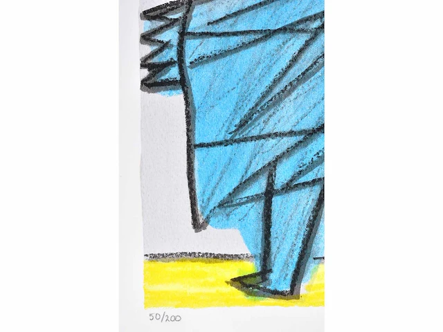 Guillaume corneille - zeefdruk - afbeelding 4 van  5