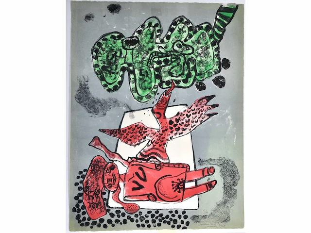 Guillaume corneille (1922 – 2010) - collectors item - afbeelding 2 van  3