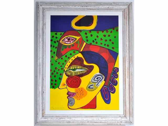 Guillaume corneille (1922 – 2010) - ingelijst - afbeelding 1 van  6