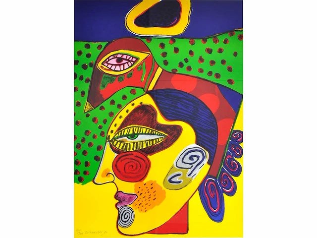 Guillaume corneille (1922 – 2010) - ingelijst - afbeelding 2 van  6