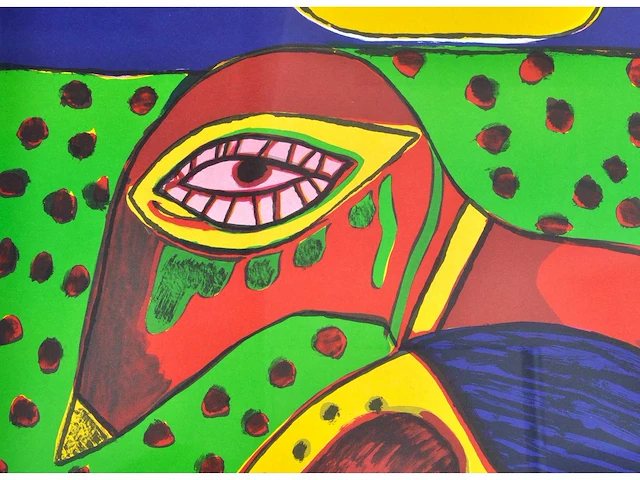 Guillaume corneille (1922 – 2010) - ingelijst - afbeelding 5 van  6