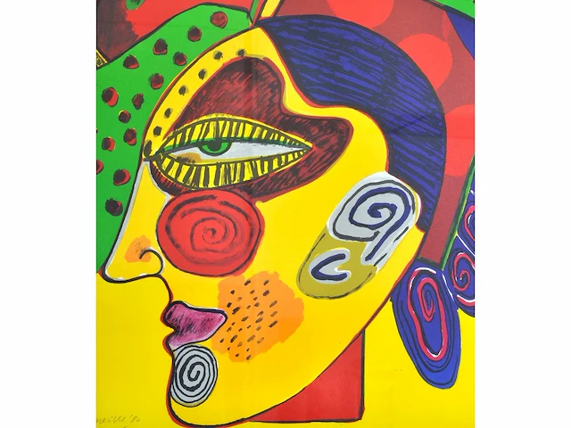 Guillaume corneille (1922 – 2010) - ingelijst - afbeelding 6 van  6