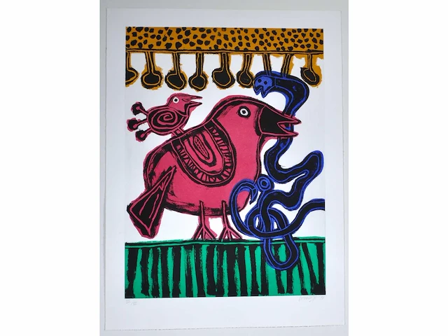 Guillaume corneille (1922 – 2010) - zeer groot - afbeelding 4 van  11