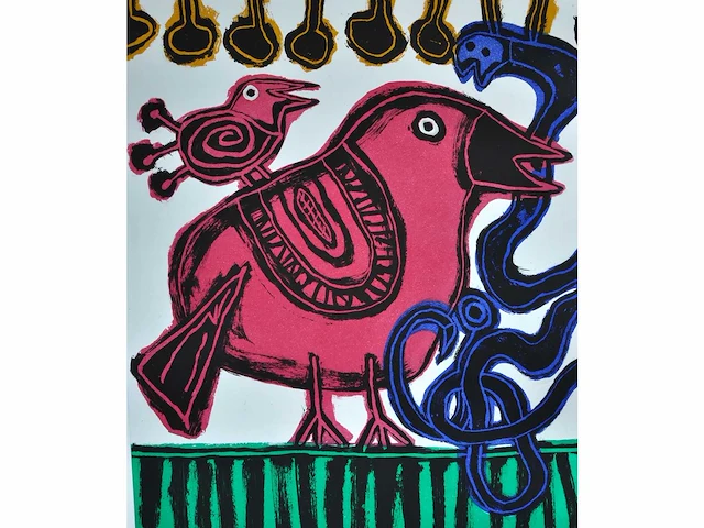 Guillaume corneille (1922 – 2010) - zeer groot - afbeelding 9 van  11