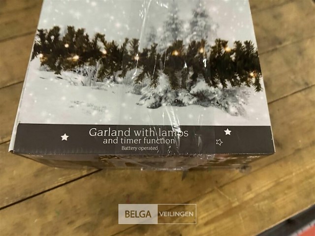 Guirlande met led warm white op batterij - afbeelding 1 van  1