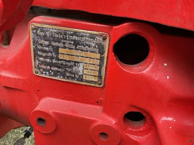 Guldner g40 oldtimer tractor - afbeelding 4 van  13