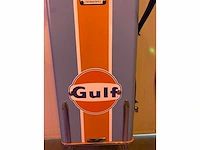 Gulf - benzinepomp kast - decor object - afbeelding 5 van  5