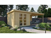 Gunnar - tuinhuis 44mm 7250x4000x2360mm onbehandeld - afbeelding 1 van  5