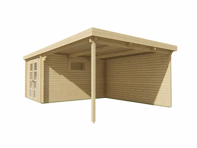 Gunnar - tuinhuis 44mm 7250x4000x2360mm onbehandeld - afbeelding 3 van  5