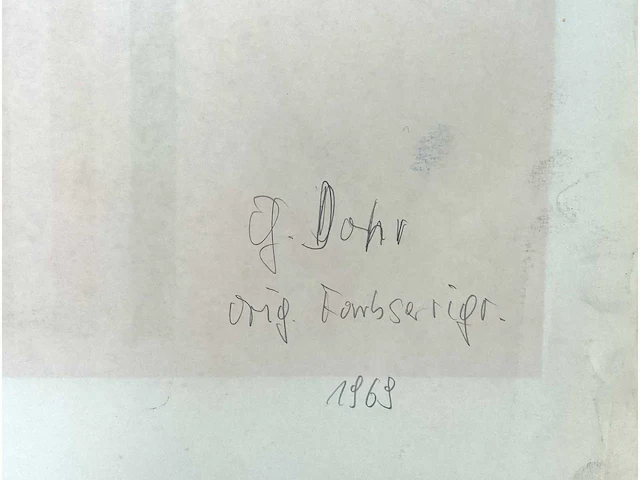 Günter dohr - zeefdruk - afbeelding 5 van  5