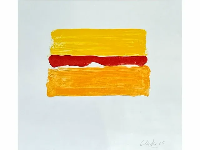 Günther uecker (1930 wendorf) lage instelprijs - afbeelding 2 van  4
