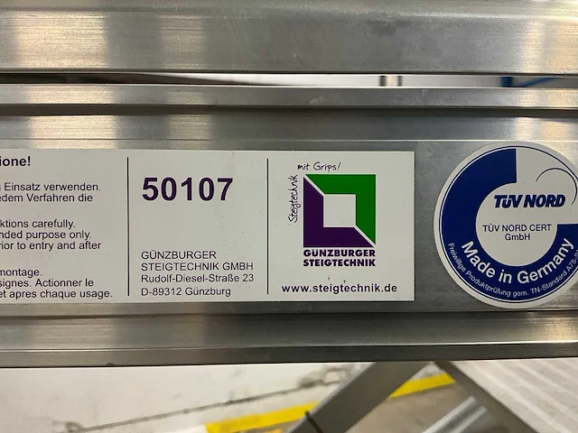 Gunzburger 50107 platformladder - afbeelding 5 van  7