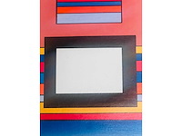 Guy vandenbranden - geometrische compositie - zeefdruk - afbeelding 10 van  11