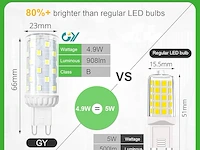Gy g9 led-lamp (10 stuks) - afbeelding 3 van  4